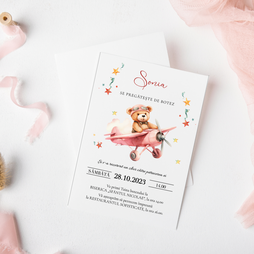 Invitatie electronica botez