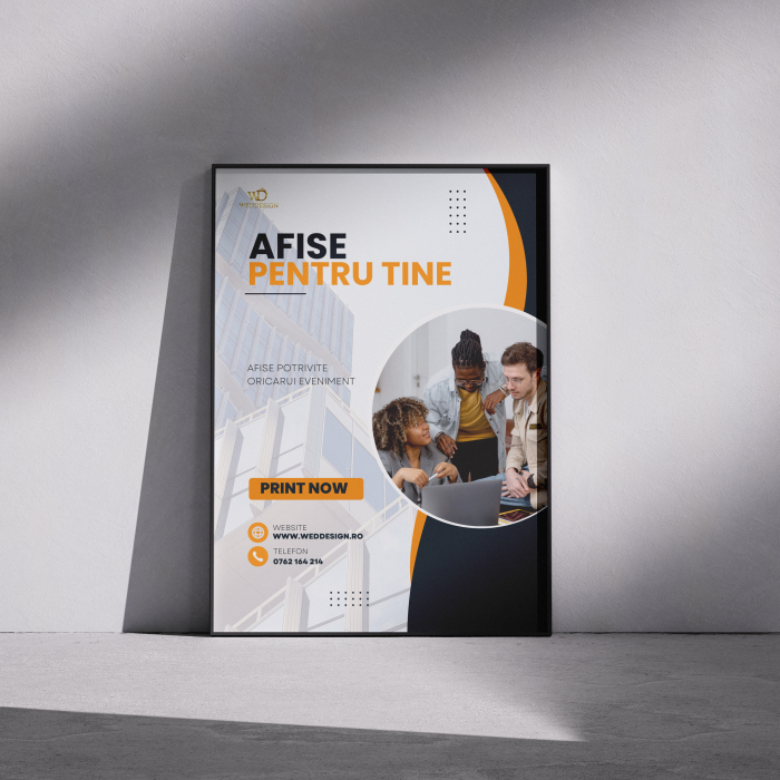 afis A3 personalizat print premium România Sibiu [1]