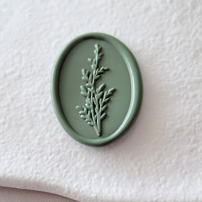 Baton de ceară verde sage, batoane de ceară verde salvie pentru sigilii [3]
