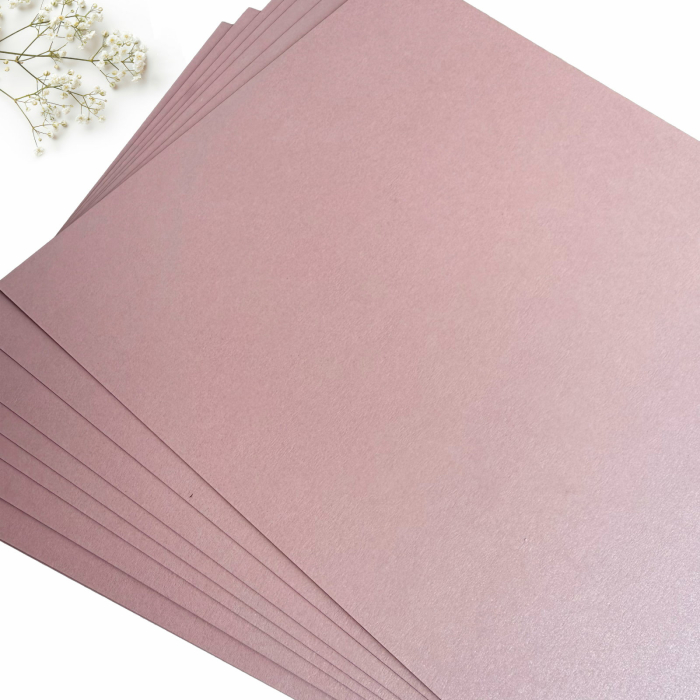 Carton roz sidefat pentru invitații sirio misty rose [2]