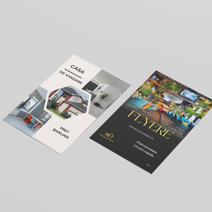 flyer personalizat fluturaș print premium România Sibiu [1]