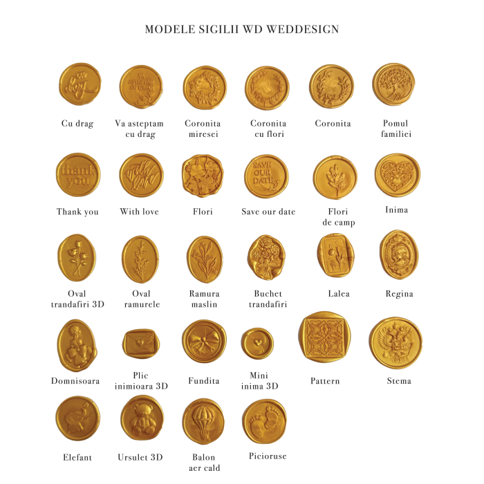 Invitație de nuntă roz sidefat cu folio auriu și flori uscate [3]