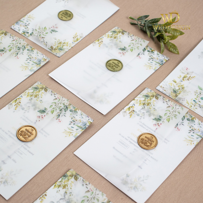 Invitatie de nunta greenery vibes [3]