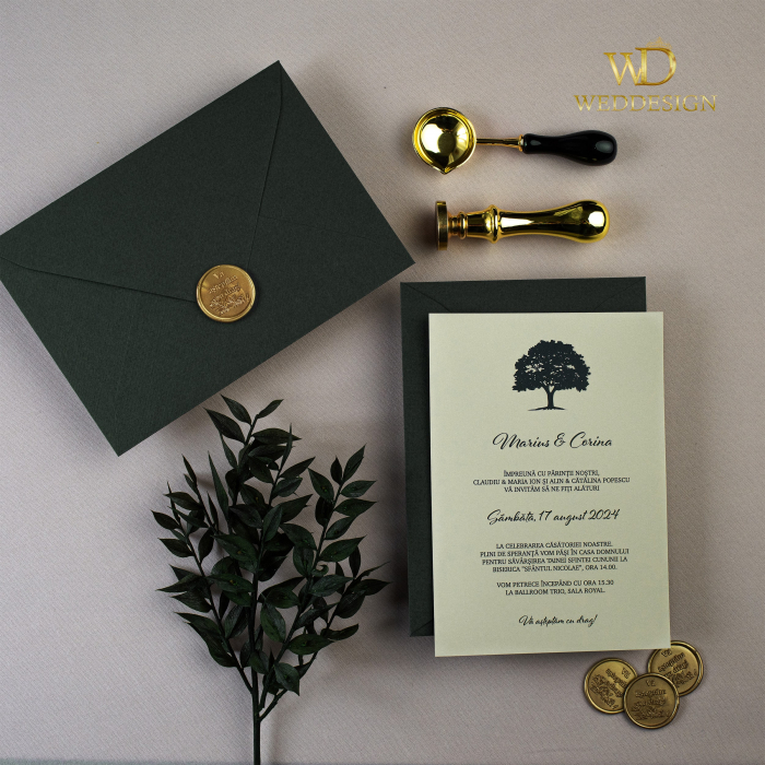 Invitatie de nunta vintage [2]