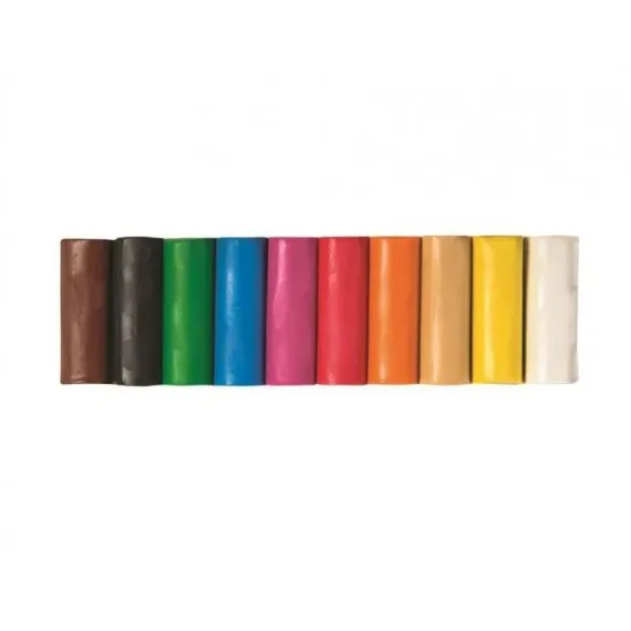 PLASTiLINA 10 CULORI 200GR KOH I NOOR [2]