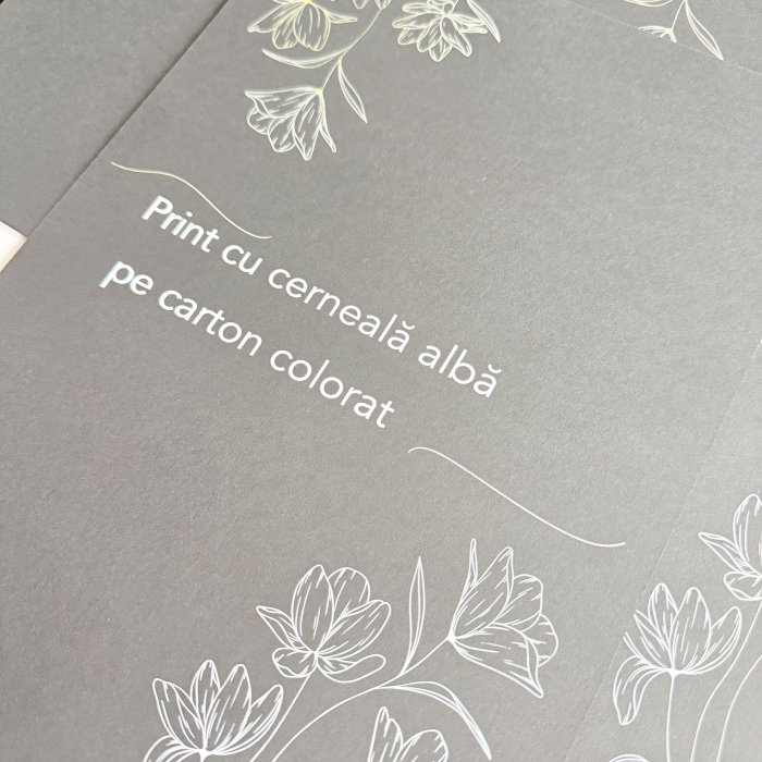 Printare cu cerneala alba pe carton colorat – WedDesign Print Shop Sibiu [2]