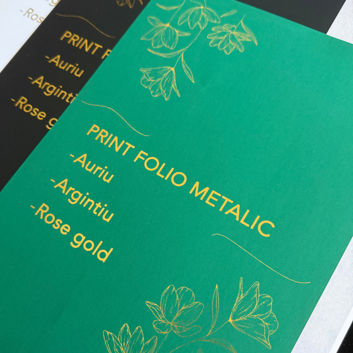 Print cu folio auriu premium – WedDesign Print Shop Sibiu [2]
