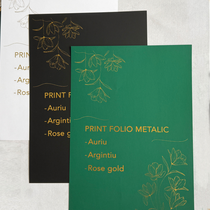 Print cu folio auriu premium – WedDesign Print Shop Sibiu [1]
