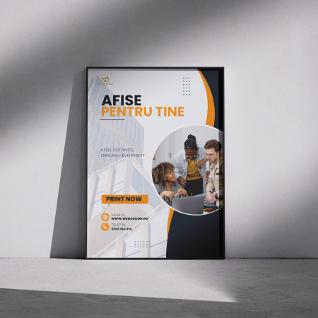 PRODUSE PRINT B2B - afis A3 personalizat print premium România Sibiu