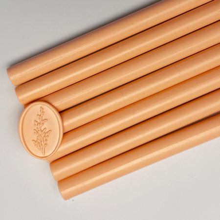 HOBBY & CRAFT - Baton de ceară peachfuzz, batoane de ceară peachfuzz pentru sigilii