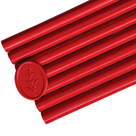 Batoane de ceara pentru sigilii - Baton de ceară roșu aprins, batoane de ceară roșii pentru sigilii