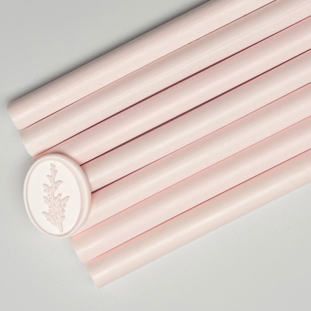 HOBBY & CRAFT - Baton de ceară roz pal pentru sigilii