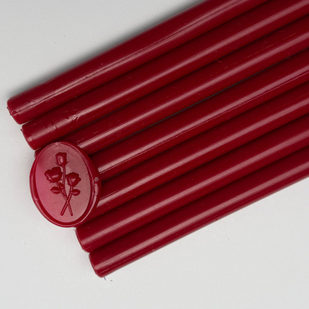 Ceara pentru sigilii - Baton de ceară vișiniu, batoane de ceară bordo pentru sigilii