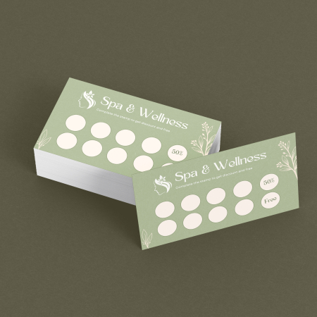 CARD FIDELITATE - card de loialitate personalizat salon print premium România Sibiu