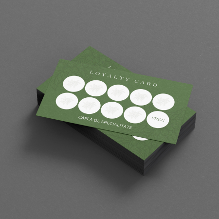 card de loialitate personalizat cafenea print premium România Sibiu [1]