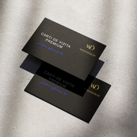 carte de vizită luxury carton texturat soft-touch print Sibiu România [1]