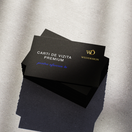 carte de vizită luxury carton texturat soft-touch print Sibiu România [2]