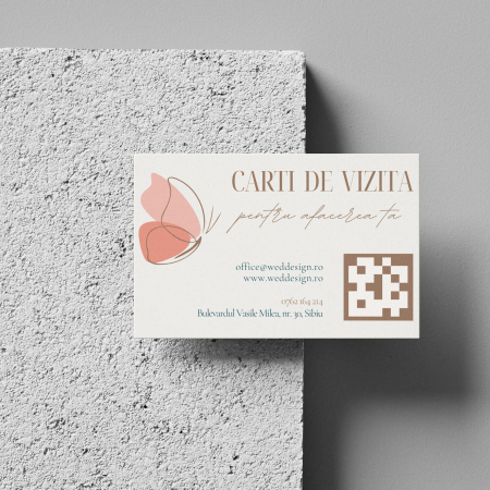 PRODUSE PRINT B2B - carte de vizită față-verso carton 300g print premium România Sibiu