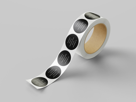 Etichete adezive personalizate rotunde lucioase – WD Weddesign [1]