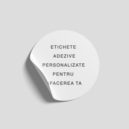 ETICHETE ADEZIVE PERSONALIZATE - Etichete adezive personalizate rotunde lucioase – WD Weddesign
