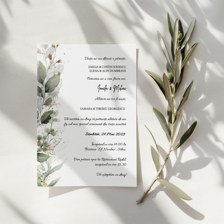 Invitatie de nunta Sage Green [1]
