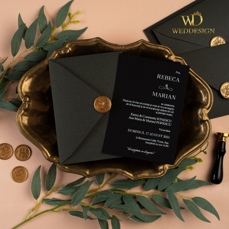 Invitatie de nunta Dark forest [2]