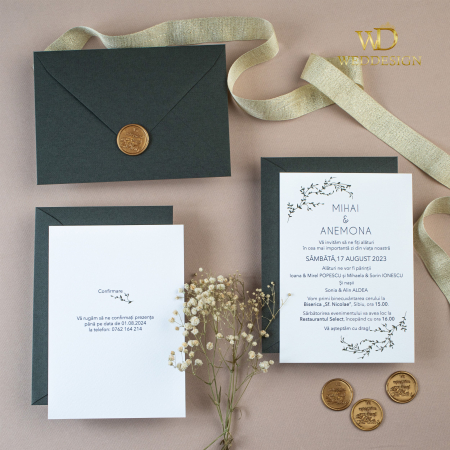 Colectia invitatii moderne - invitatie nunta deosebita