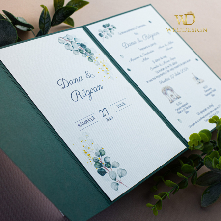 invitatie de nunta verde smarald [1]