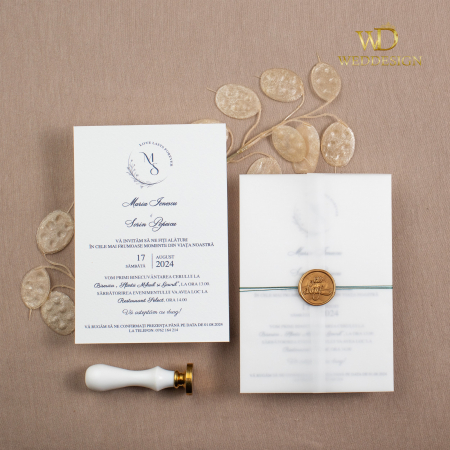 Colectia invitatii moderne - Invitatie de nunta moderna