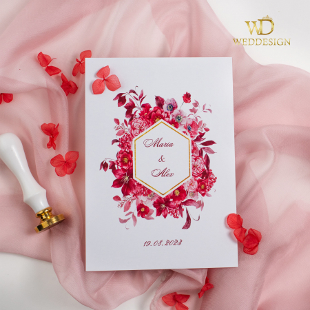 Invitatie de nunta Magenta Vibes [1]