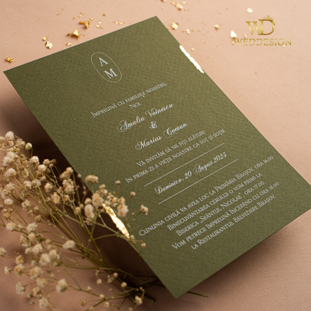 Invitație de nuntă Olive [1]