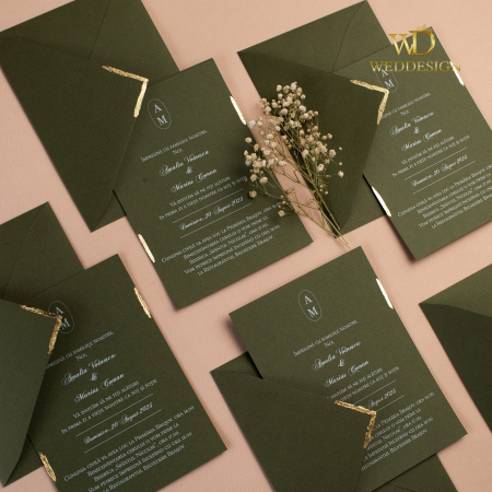 Invitație de nuntă Olive [3]