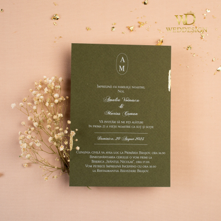Invitație de nuntă Olive [2]