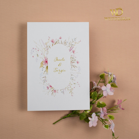 Invitatie nunta flori salbatice [2]