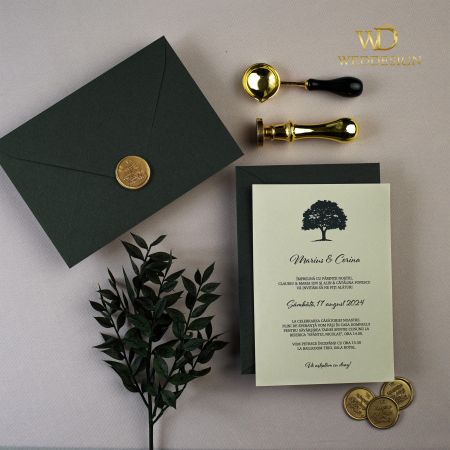 Invitatie de nunta vintage [1]