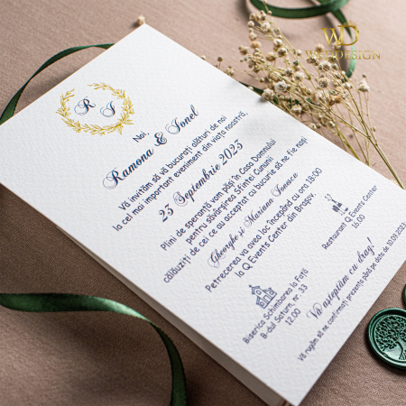 Invitatie nunta cu calc [2]