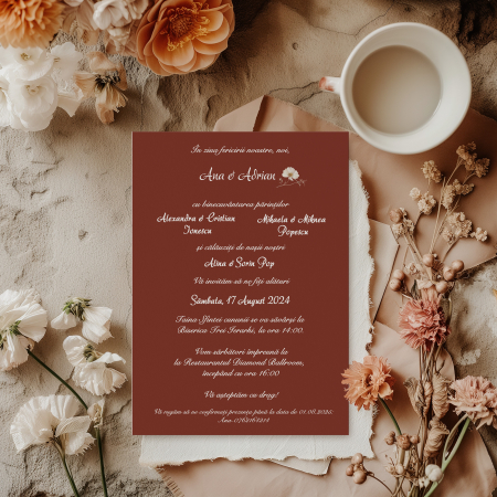 Invitatie de nunta toamna [2]