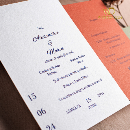 Invitatie de nunta boho [2]