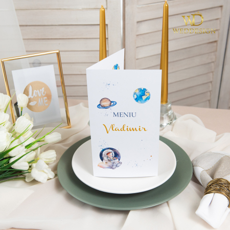 Meniuri botez - meniu pentru botez astronaut