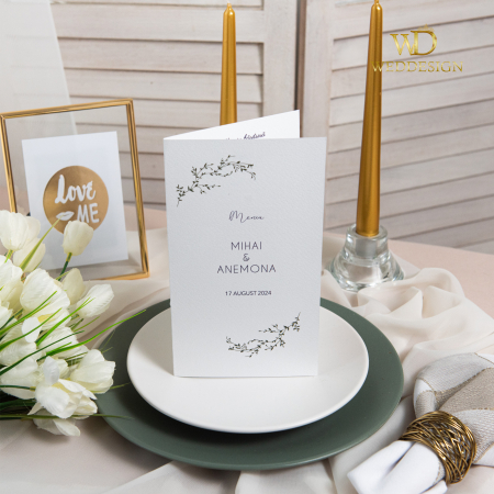 Meniuri pentru nunta - Meniu pentru nunta Delicate Green