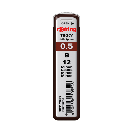 CREIOANE - Mine Rotring B, 0.5 mm, 12 buc