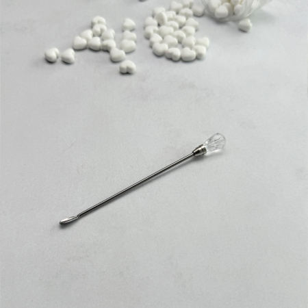 HOBBY & CRAFT - Omogenizator ceară transparent, amestecător ceară pentru biluțe, ustensilă sigilii ceară