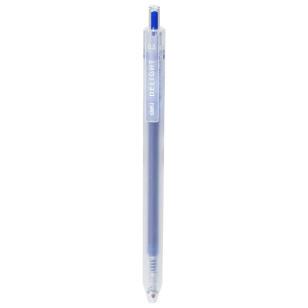 PIXURI - Pix cu gel albastru, cu mecanism, 0,5mm, Delight Deli