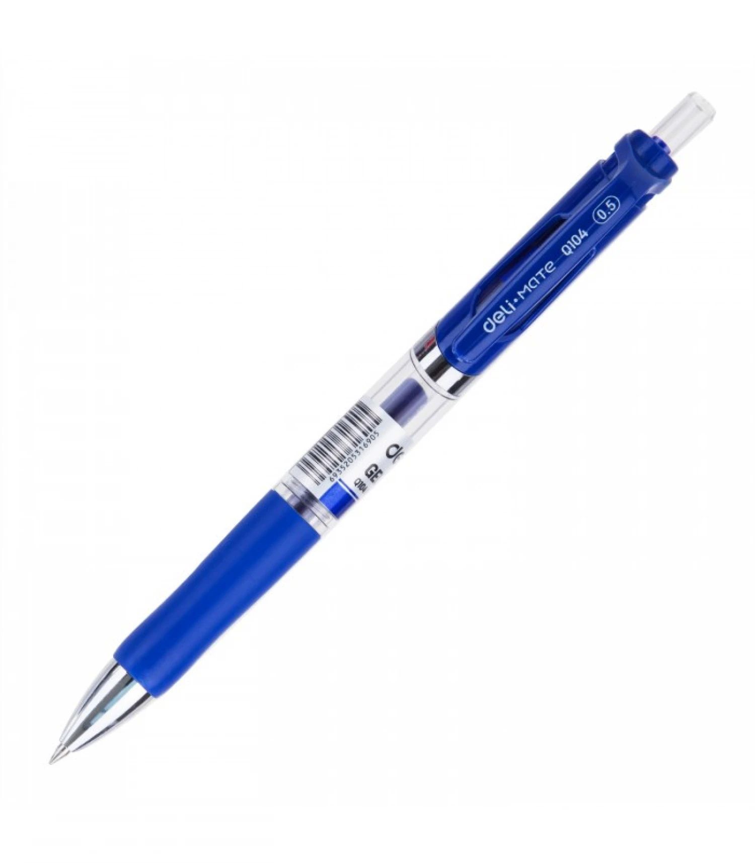 PIXURI - Pix cu gel albastru, cu mecanism, 0,5mm, Mate Deli