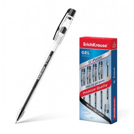 PIXURI - Pix cu gel negru G-TONE, 0,5mm, ErichKrause