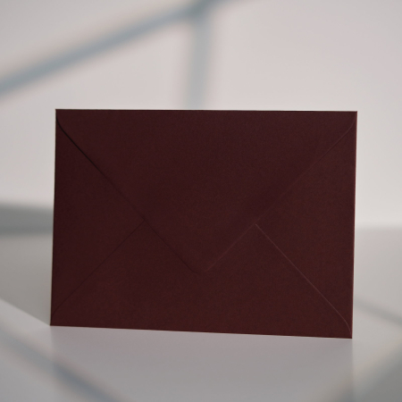 PRODUSE PAPETARIE - Plic B6 burgundy 120g, plic roșu închis premium, plic burgundy elegant