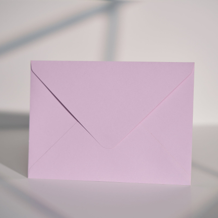 PRODUSE PAPETARIE - Plic B6 lila 120g, plic lila premium pentru invitații, plic B6 mov pastel elegant