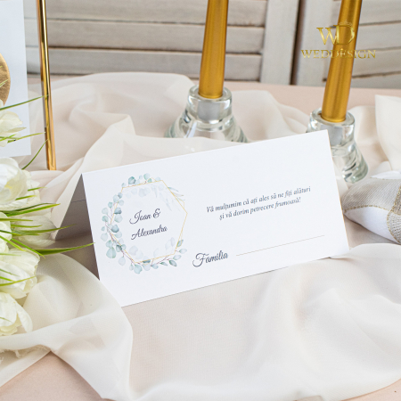 Plicuri de bani/ Placecard-uri - Plic de bani Alexandra pentru nunta cu un design modern