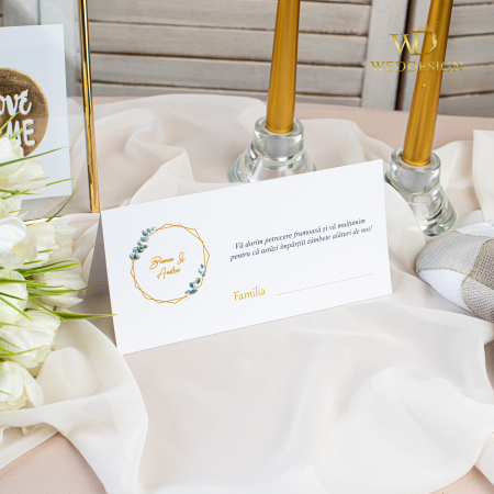 Plicuri de bani/ Placecard-uri - Plic de bani nunta Eucalipt