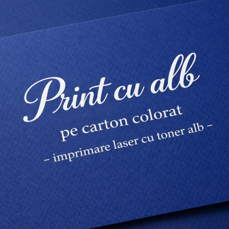 SERVICII IMPRIMARE - Printare cu cerneala alba pe carton colorat – WedDesign Print Shop Sibiu